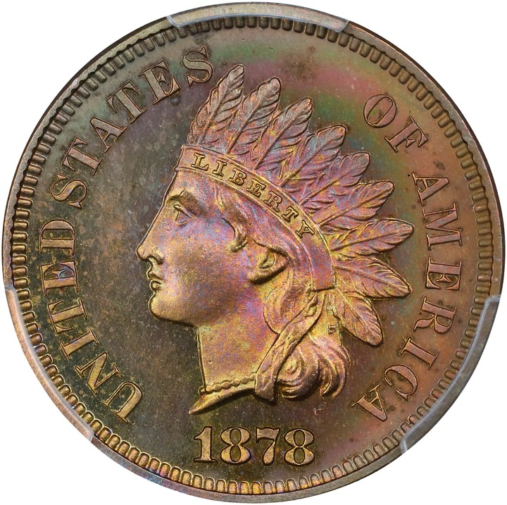 Image for 1878 1c PR RB PR64 RB