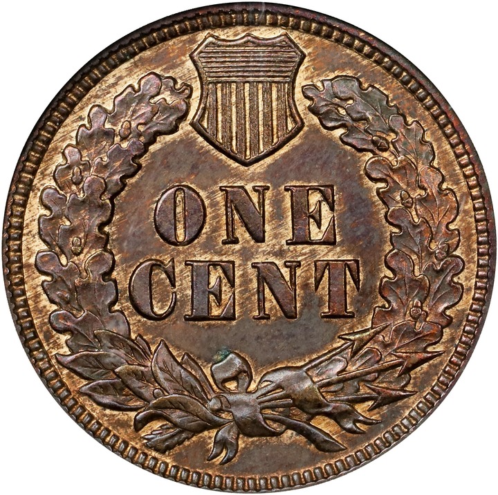 1890 1c PR RB PR64 RB CAC thumbnail 4