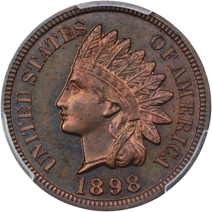 Image for 1898 1c PR RB PR64 RB