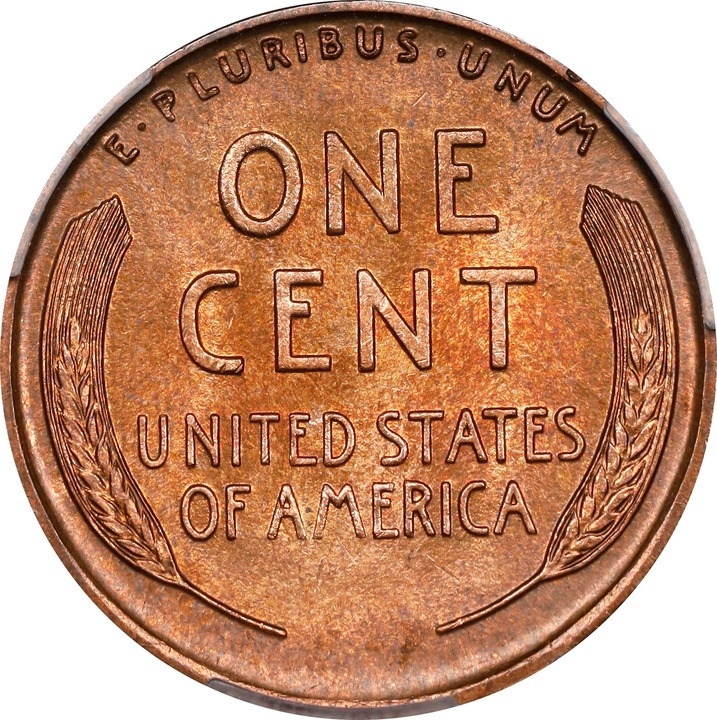 1917-D 1c MS RB MS66 RB CAC thumbnail 2