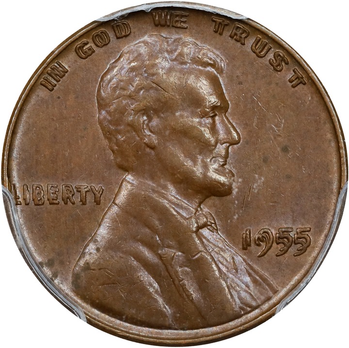 1955 1c Doubled Die Obverse MS BN AG3 BN thumbnail 18