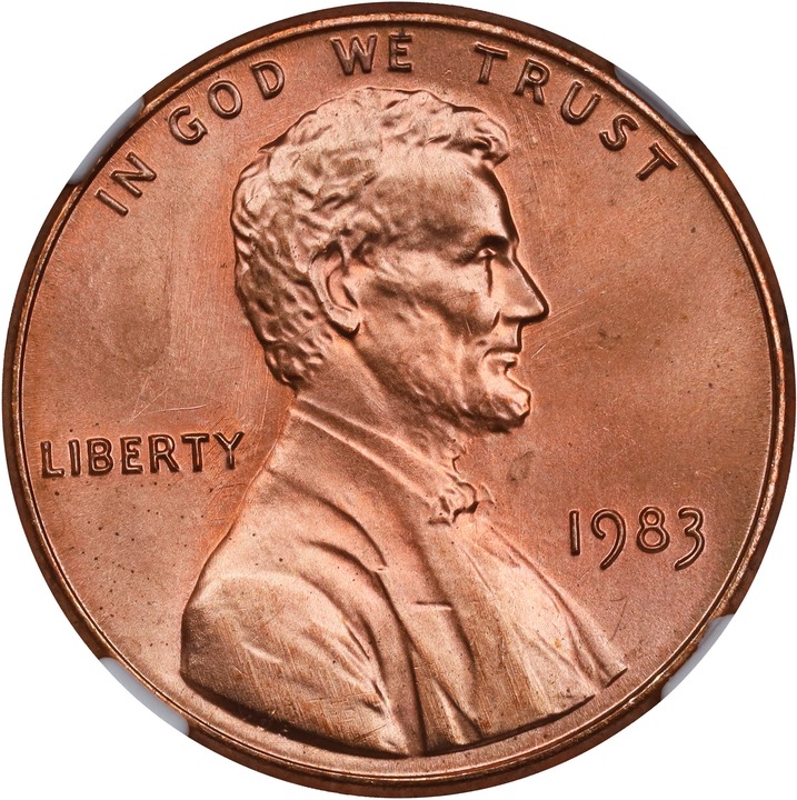 1983 1c Doubled Die Reverse MS RD thumbnail 5