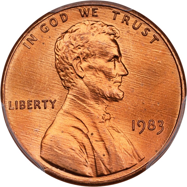 1983 1c Doubled Die Reverse MS RD thumbnail 6