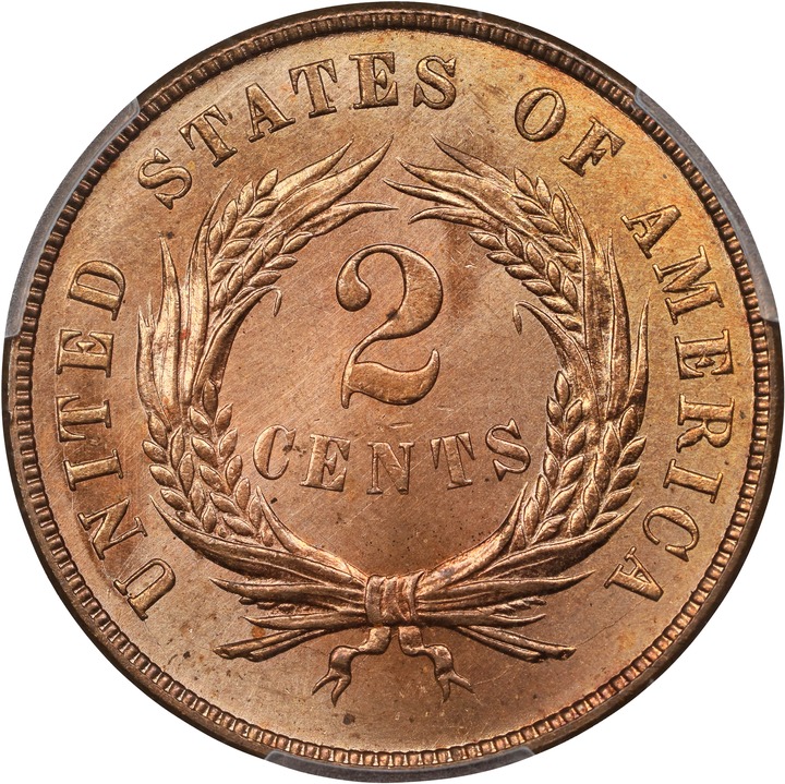 1872 2c MS RB MS67 RB thumbnail 2