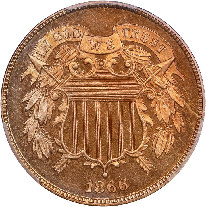 2-Cent Piece Set 2c 12 Coins PR RD thumbnail 16