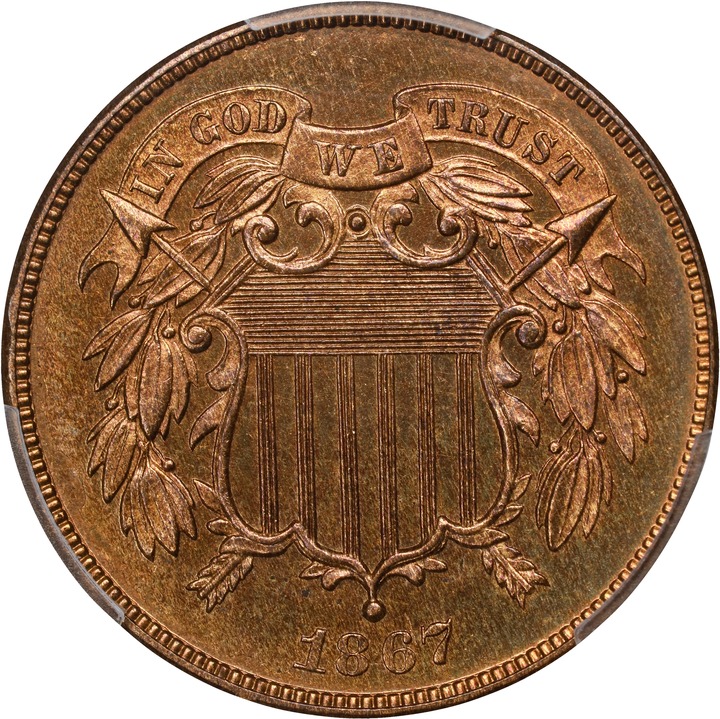 2-Cent Piece Set 2c 12 Coins PR RD thumbnail 17