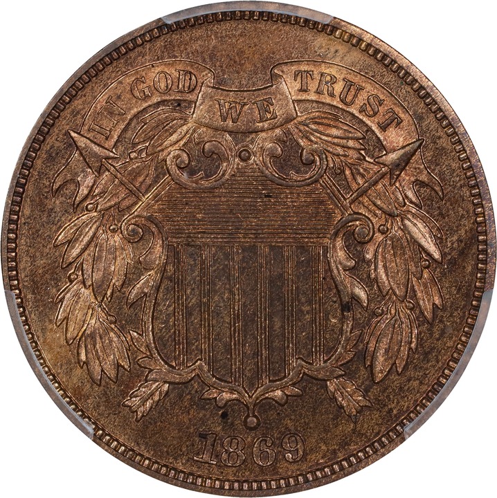 2-Cent Piece Set 2c 12 Coins PR BN PR61 BN thumbnail 23