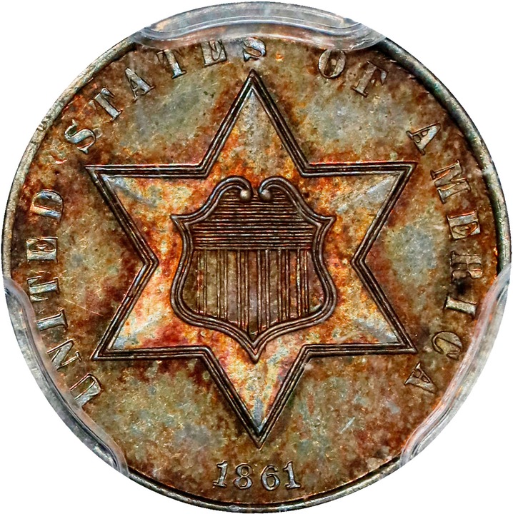 1861 3cS AU55 CAC thumbnail 17