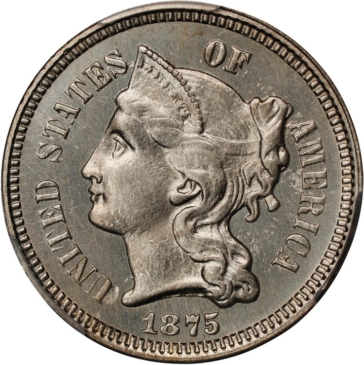 Image for 1875 3cN MS65