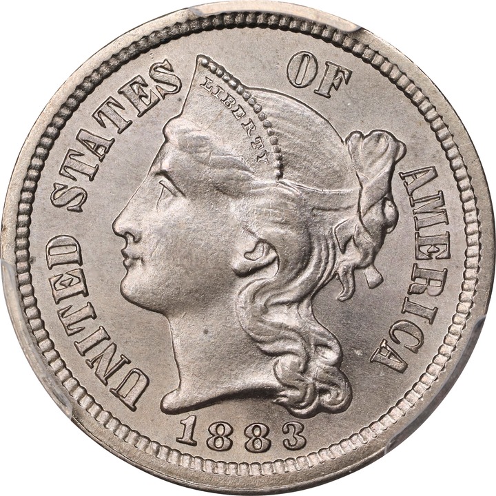 1883 3cN MS63 thumbnail 3