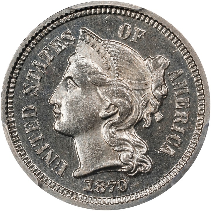 Image for 1870 3cN PR65