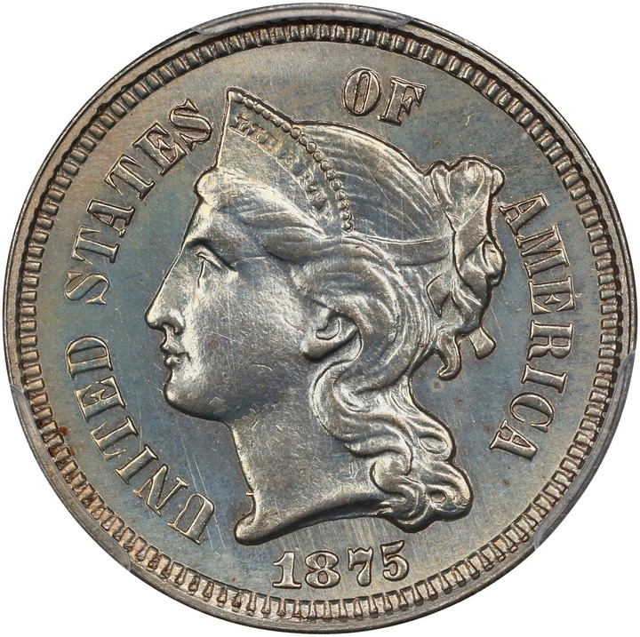 1875 3cN AU53 thumbnail 7