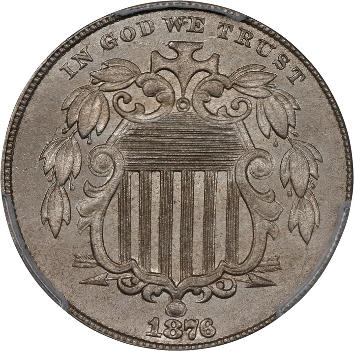 Image for 1876 5c MS64