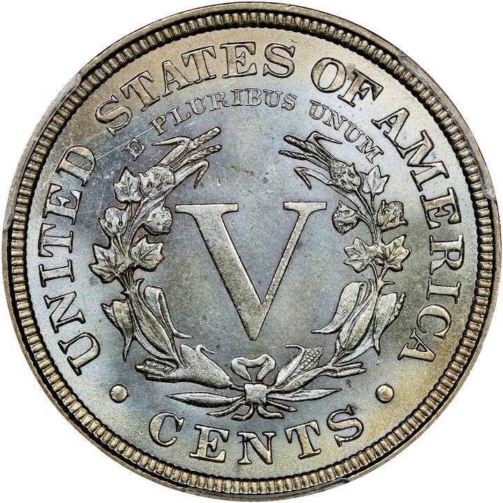 1883 5c Cents MS67 thumbnail 2