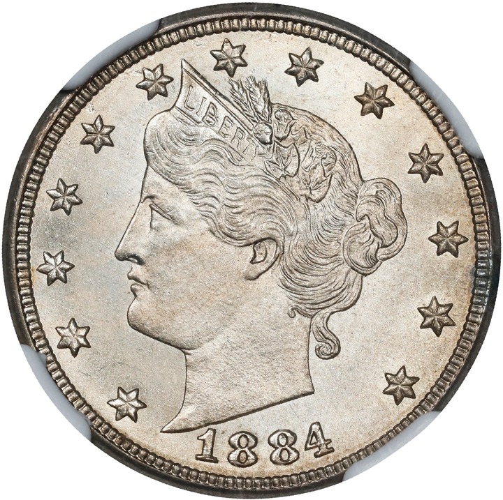 Image for 1884 5c MS66