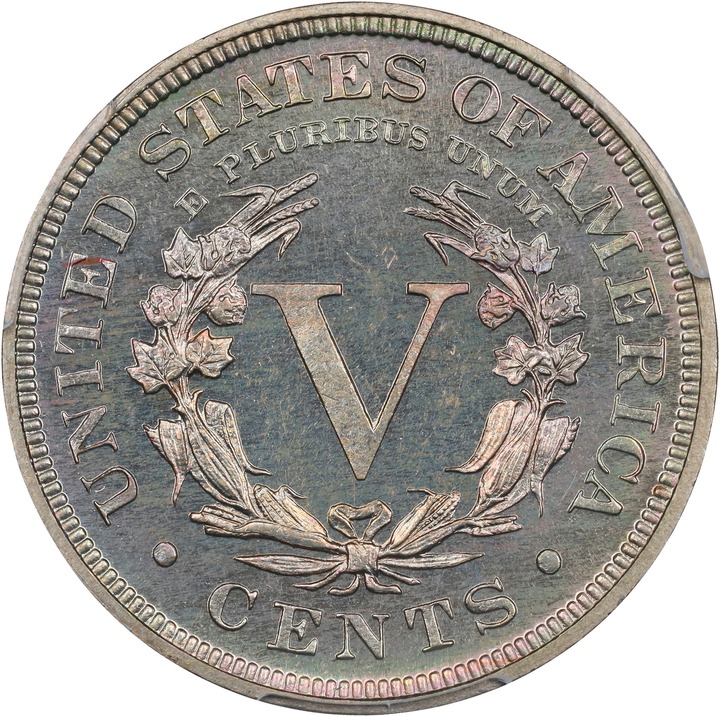 1898 5c PR66 thumbnail 4