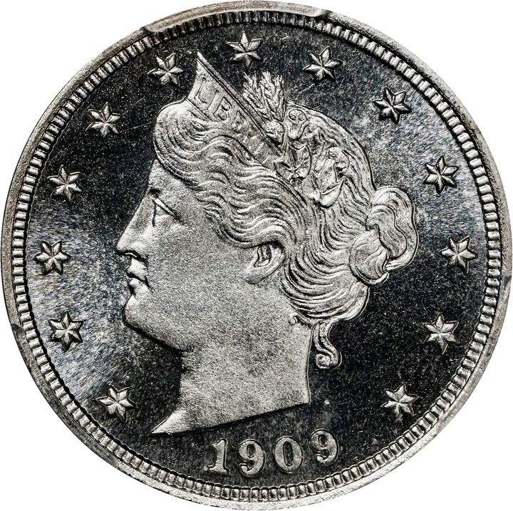 Image for 1909 5c PR67