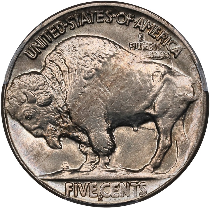 1913-S 5c Buffalo, Type 2 MS64 thumbnail 2