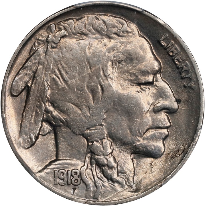 1918-S 5c VG10 CAC thumbnail 8