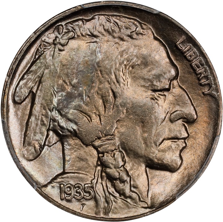 1935-D 5c MS66 CAC thumbnail 3