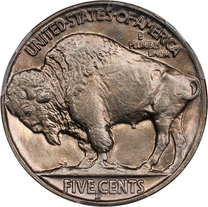 1935-D 5c MS66 CAC thumbnail 4
