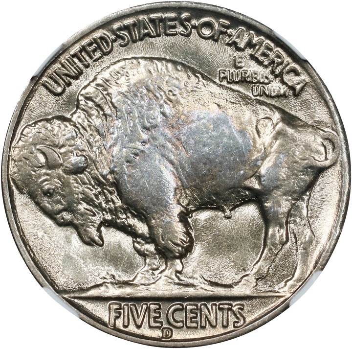 1937-D 5c MS68 CAC thumbnail 2