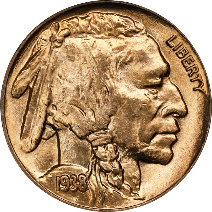 1938-D/S 5c Buffalo MS66 thumbnail 5