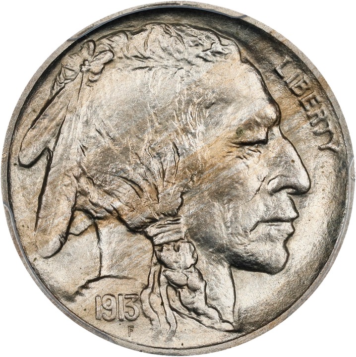 1913 5c Buffalo, Matte Finish, Type 2 PR60 thumbnail 20