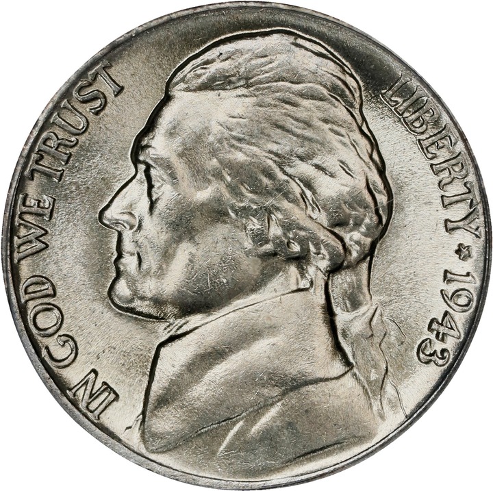 1943/2-P 5c Silver MS60 thumbnail 10