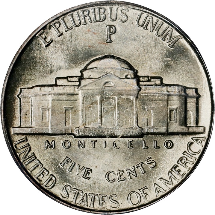 1943/2-P 5c Silver MS60 thumbnail 11