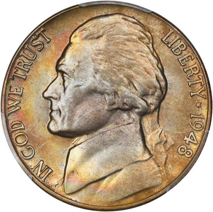 Image for 1948-D 5c MS66
