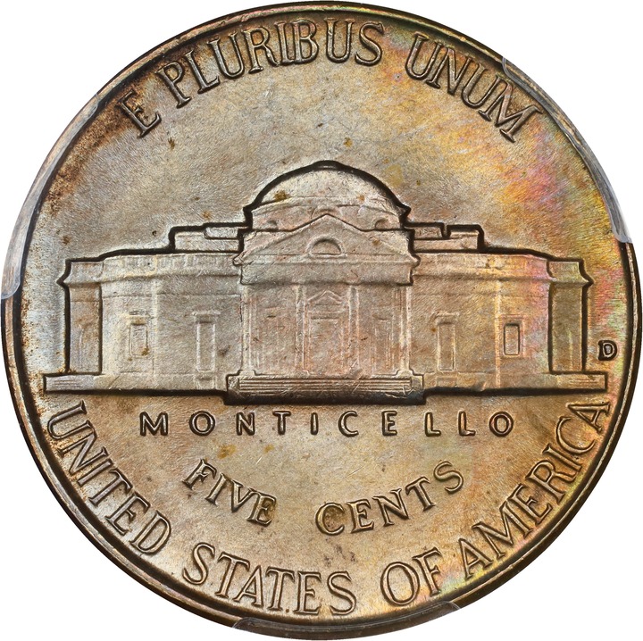 1948-D 5c MS66 thumbnail 2