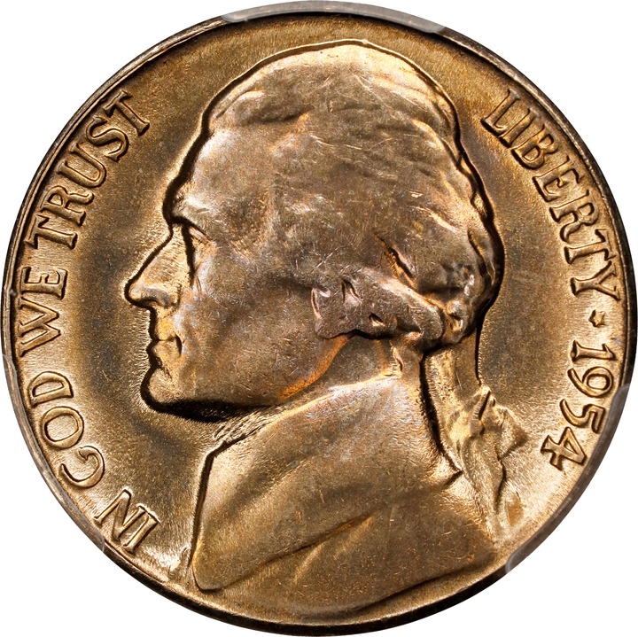 Image for 1954-S/D 5c MS66