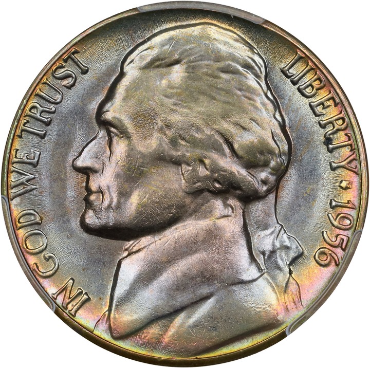 Image for 1956-D 5c MS66
