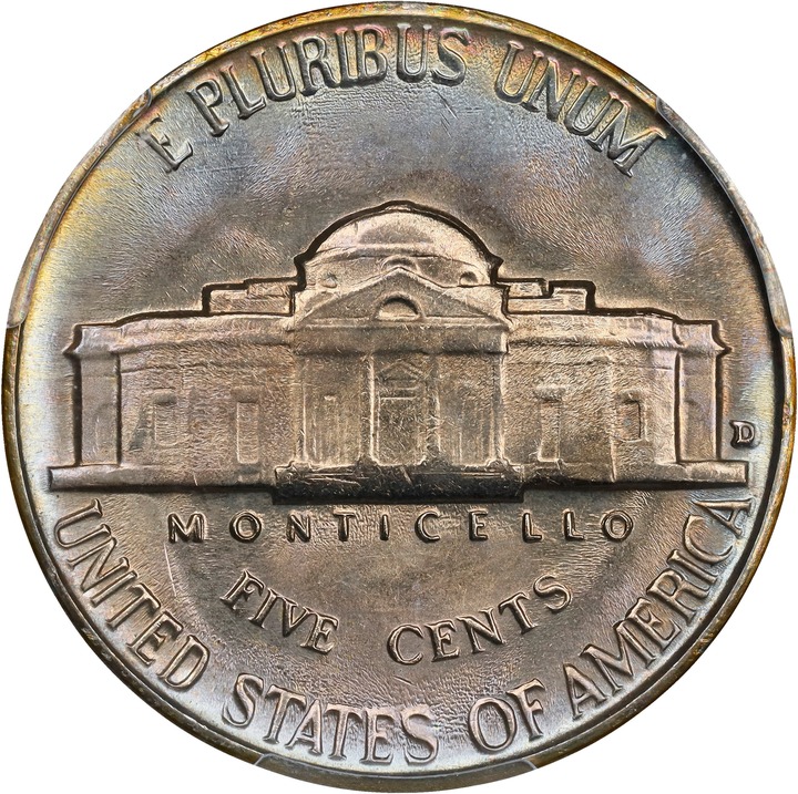 1956-D 5c MS66 thumbnail 2