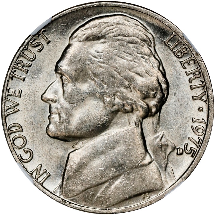 Image for 1975-D 5c MS62