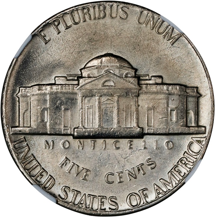1975-D 5c MS62 thumbnail 2