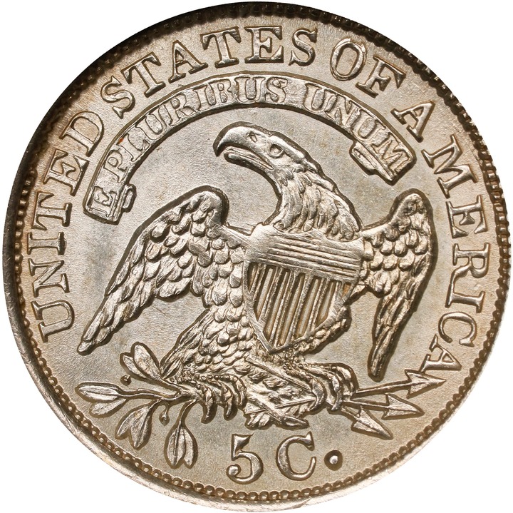 Capped Bust Half Dime H10c 1829-1837 [Type] MS65 thumbnail 2