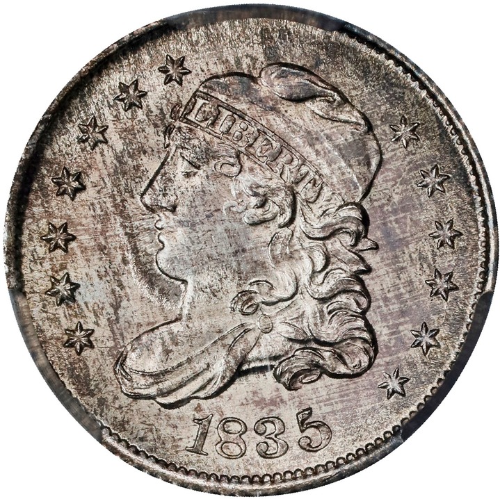 1835 H10c Large Date, Large 5C MS PL thumbnail 2