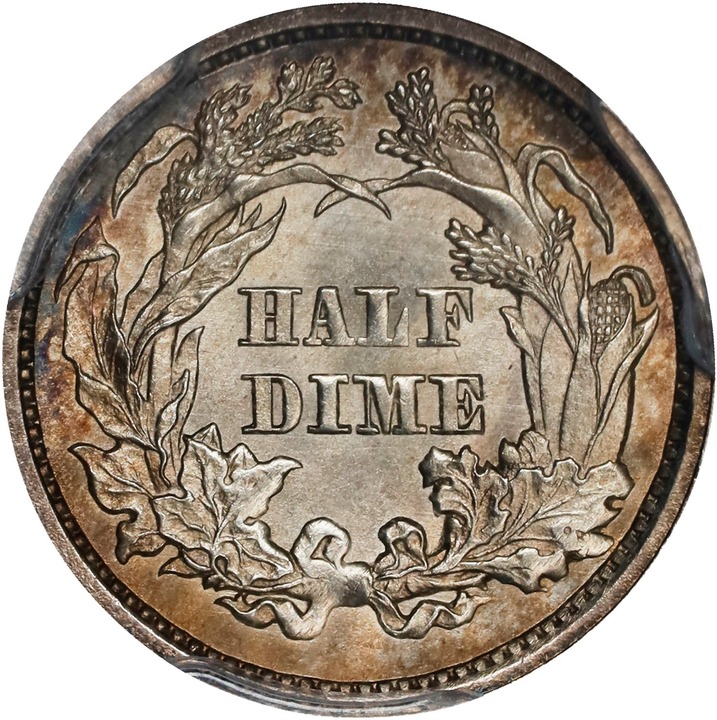 1860 H10c Transitional, Obverse of 1859 MS thumbnail 8
