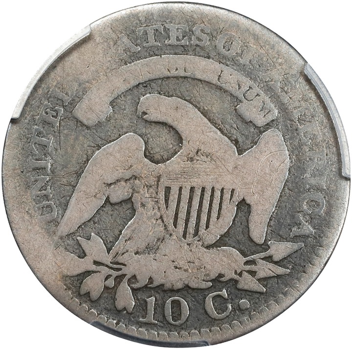 1822 10c G4 CAC thumbnail 2