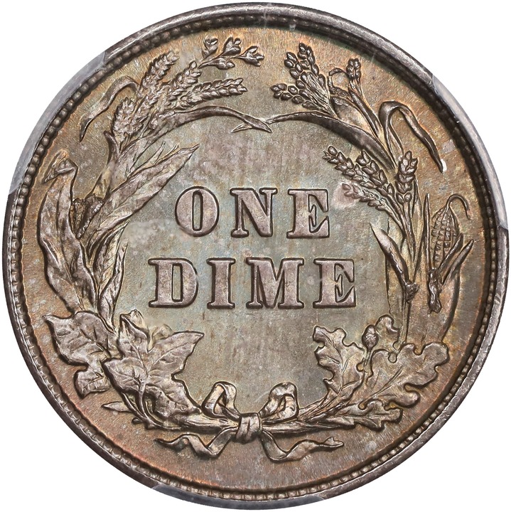 1892 10c MS67 thumbnail 2