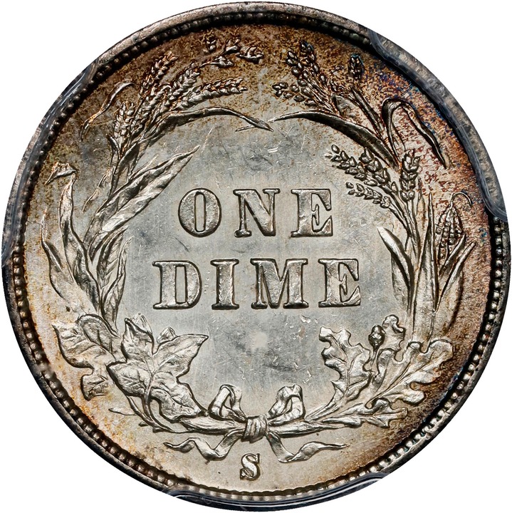 1893-S 10c VG8 thumbnail 6