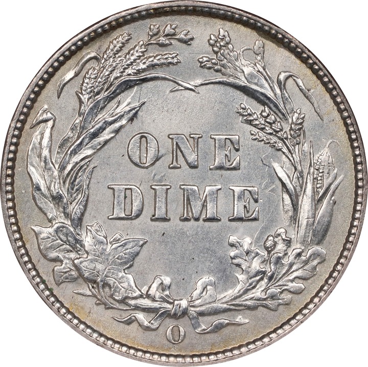 1895-O 10c MS63 thumbnail 2