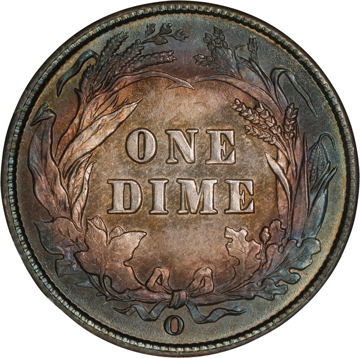 1897-O 10c MS65 thumbnail 2