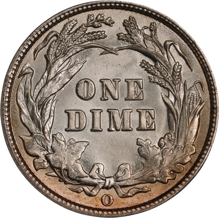 1898-O 10c MS63 thumbnail 2