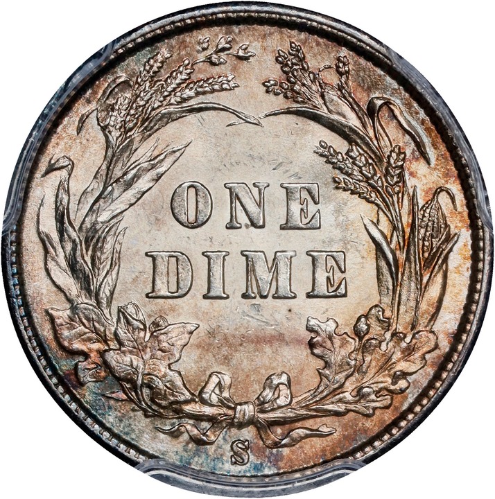 1898-S 10c MS62 thumbnail 2