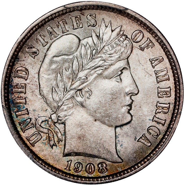 1908-D 10c Repunched Date, FS-303 MS thumbnail 3