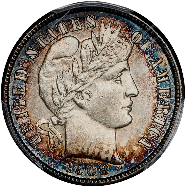 1908-S 10c MS thumbnail 4