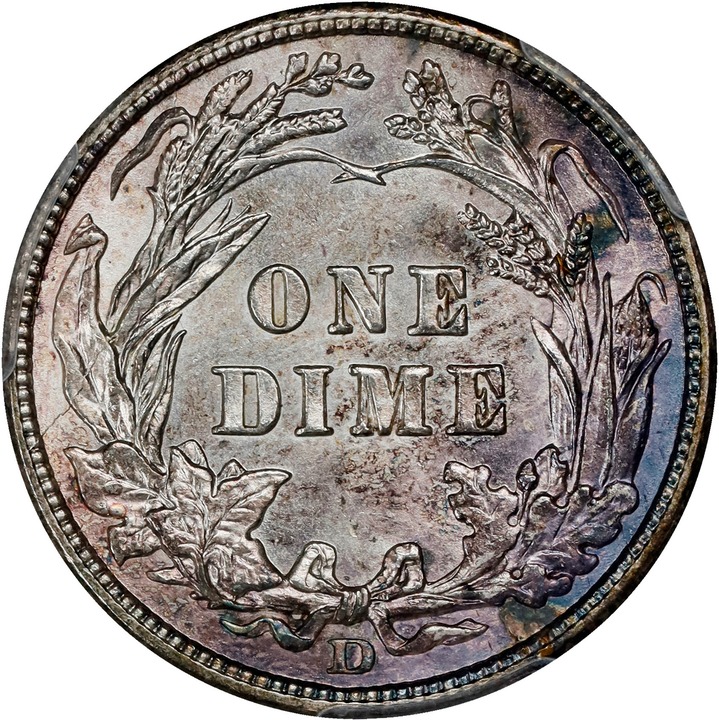 1909-D 10c MS63 thumbnail 2